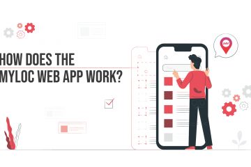 How does the myloc web app work?