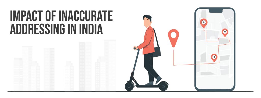 Impact of inaccurate addressing in India. Sharable location pin